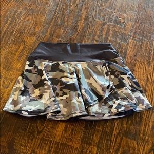 Faye + Florie Camo Tennis skirt